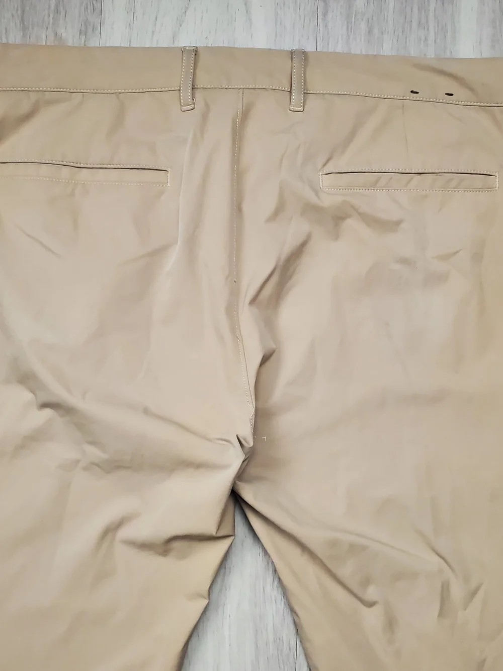 J.Crew Flex Slim Fit Chino Pants Mens 35x32 Khaki Tan Stretch Casual READ